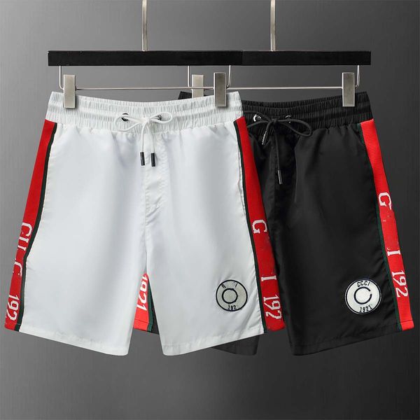 Pantaloncini da uomo pantaloni sportivi in bianco e nero pantaloni sportivi pantaloni casual pantaloni da jogging puro cotone spiaggia pantaloncini da uomo e pantaloncini da uomo abbigliamento da strada m-3xl