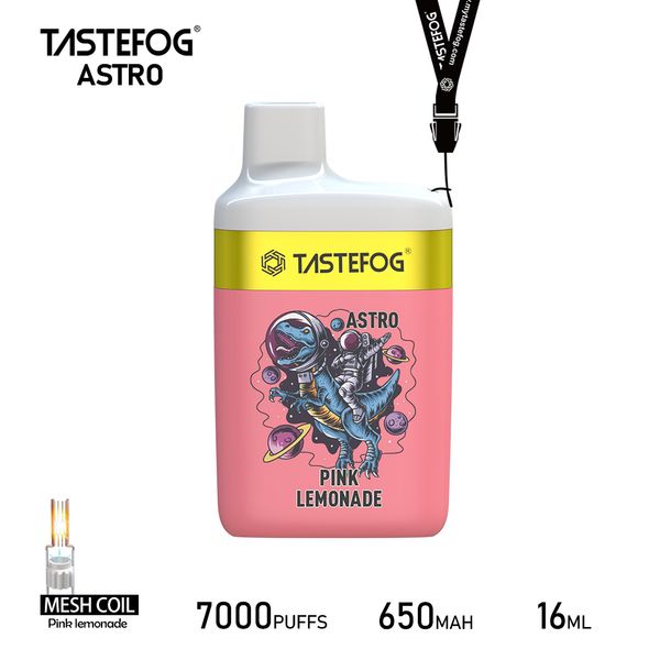 Design cool 16ml Ejuice 10 sapori autentica scatola di vapodi di vaporizzazione usa e getta Tastefog 7k/7000 sbuffi