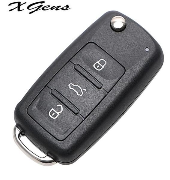 3 кнопки автомобиля Key Shell Remote Flip для Beetlecaddyeosgolfjettapolosciroccotiguantouranup для vw blank Keys Cover Case4505548