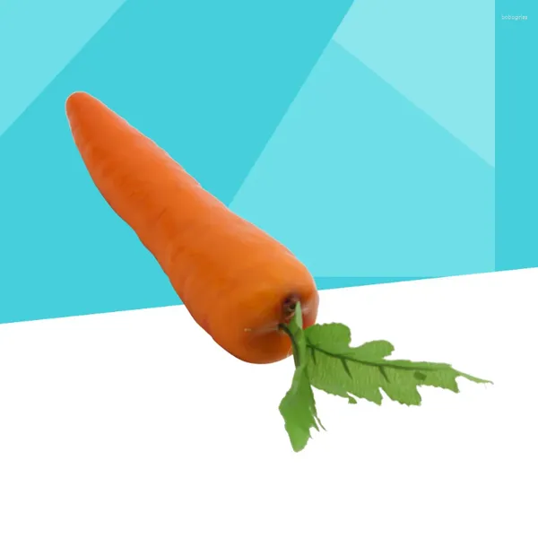 Fiori decorativi 8pcs simulazione carota verdure artificiali oggetti di scena realistici per la scrivania