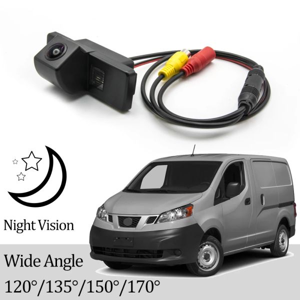 CCD HD AHD Fisheye Camera Camera для Nissan NV200 VAN 2013 2014 2015 2016 2017 2018 Car Reverse Parking Parking Monitor Night Vision