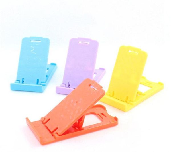 Supporti universali mini cellulare supporti supporti in plastica regolabile pieghevole Cradla compatta per gli accessori per cellulari iPhone cellulare 2745728