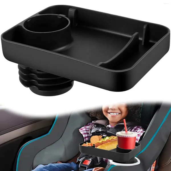 Piastre di snack sedile per auto con bocce a tazza silicone bambino viaggiare la piastra di attacco rapido