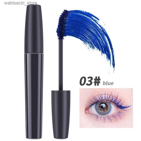 Mascara 8g a margine privato mascara colorato mascara sfuso a 6 colori impermeabile a lungo duratura facile da rimuovere il trucco per gli occhi luminosi luminosi bellezza l49