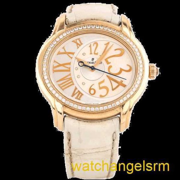 Schweizer AP -Armband Uhr Millennium Serie Automatic Machinery Women's 18K Rose Gold Diamond Luxury Watch Leisure Business Swiss Watch 77301or.zz.d015cr.01