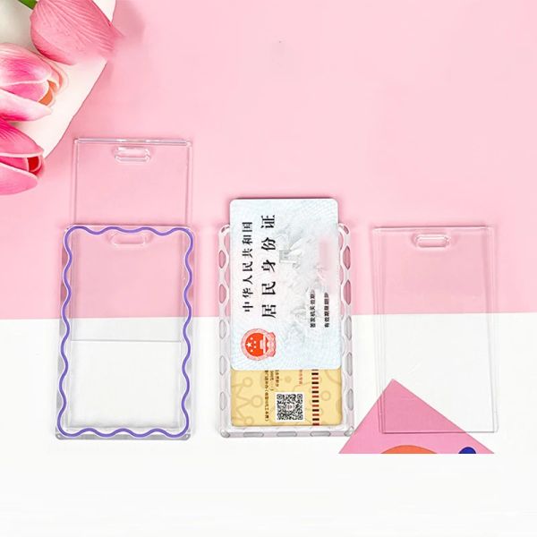 Suporte de fotocard de acrílico KPOP transparente de 3 polegadas de 3 polegadas do suporte para cartão foto