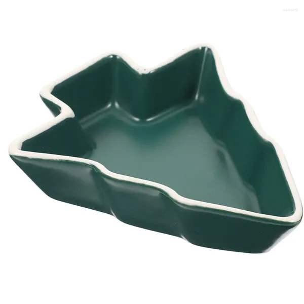 Dinnerware Define Molho de Molho de Tree de Natal Serviving Presures Bow