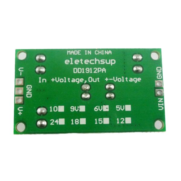 2 em 1 8w Boost-Buck Dual +-Placa de tensão 3-24V a 5V 6V 9V 10V 12V 15V 18V 24V para adc DAC LCD OP-AMP Speaker