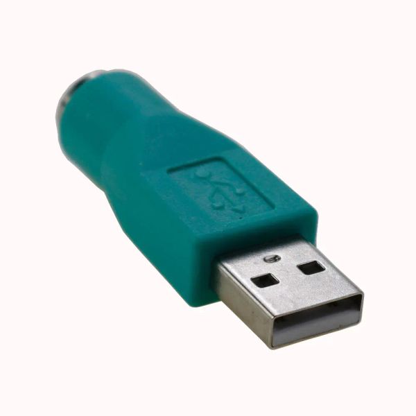 Connettore convertitore da maschio USB a PS/2 Mouse Focket Adapter per tastiera mouse