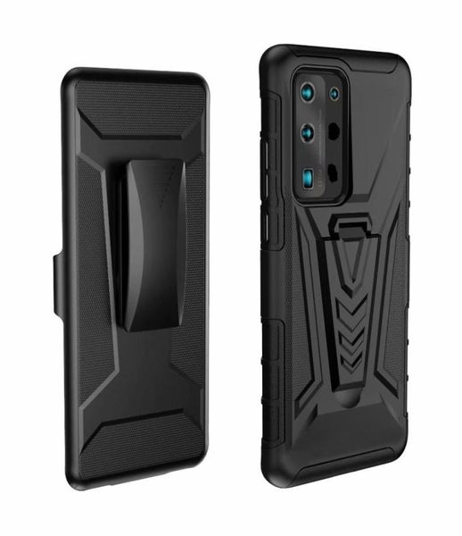 2 in 1 Hybrid Hard Shell Holster Combo -Hülle Kickstand Belt Clip für Samsung Galaxy A71 5G A81 Anmerkung 10 Lite M60S A91 S10 Lite M805940282