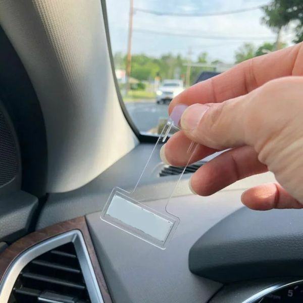 Auto -Parkticket -Clip -Genehmigungskarte Billhalter Autowindow Windschutzscheibenverschluss Aufkleber Automobil -Innenraumzubehör