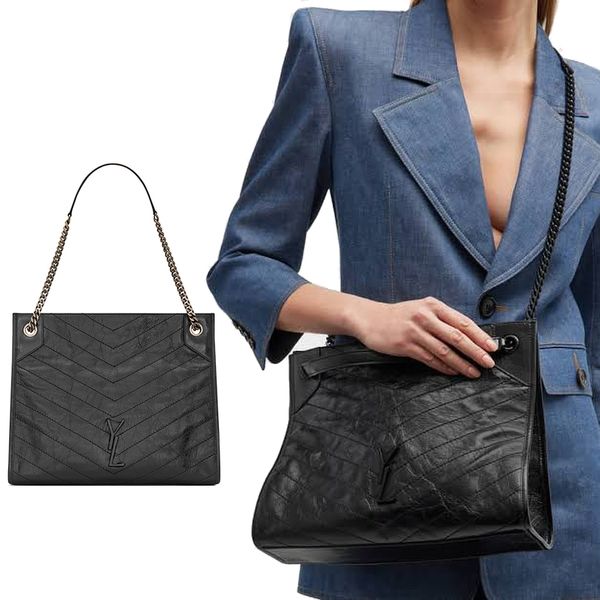 Luxury Crossbody Niki Borse per la spesa Niki Designer Womens Handbag Travel Travel Chain the Tote Bag Mens di alta qualità Pochette Asconde Borse per spalle hobo