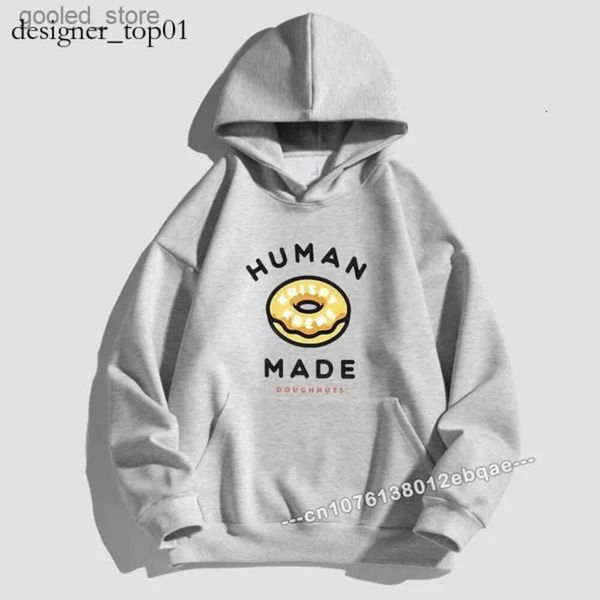 2024 moletons de moletons masculinos Mortos humanos Made Made for Man Fashion Autumn Winter Sweatshirt de alta qualidade com capuz de algodão lã de lã Hip Hop Mens Clothing 1996