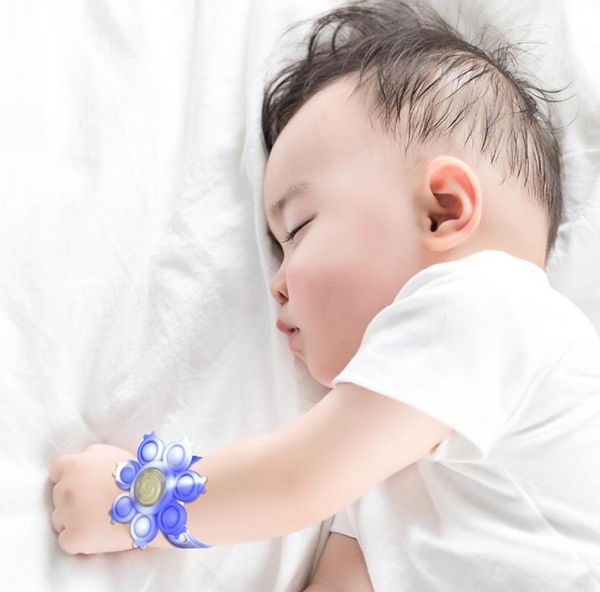 Fidget Toys Sensory Tiedye Bracelet Roting Night Flashi Stress Kids Mosquito Репеллент помогает снабжать подарками взрослые, T3679846