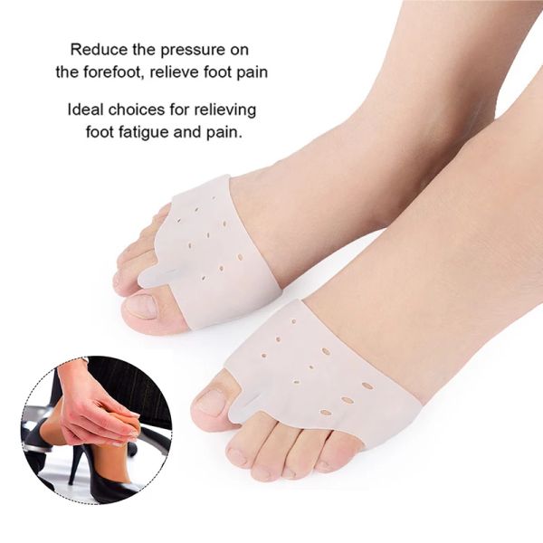 Pexmen 2pcs Gel Forefoot Padkugel aus Fußkissen atmungsaktiv