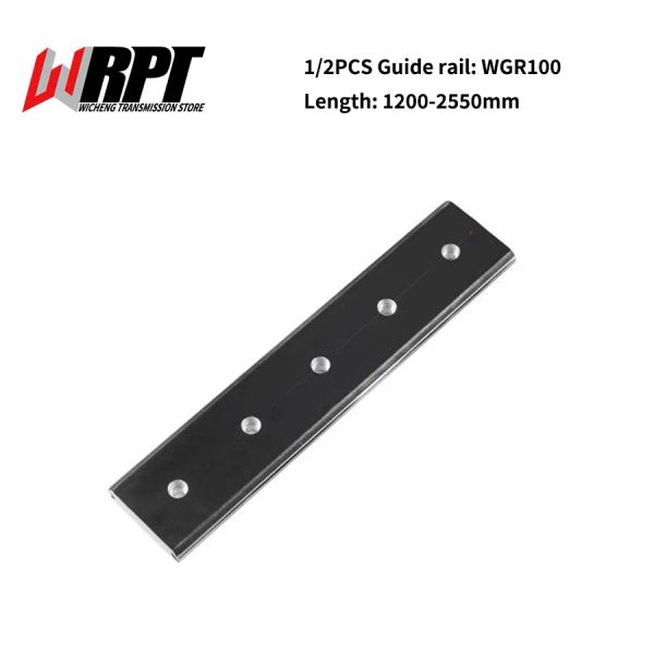 Eingebaute Dual-Achse Linear Guide 1/2pc Wgr100 Dia Rail Slider optische Achsenfotografie-Handbuch Länge 1200-2550 mm CNC-Teile