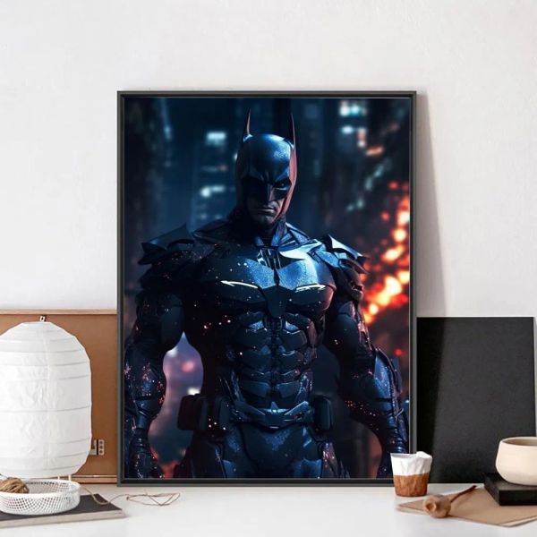 The Dark K-Knight B-Batman DD Poster DD No Poster incorniciato Kraft Club Bar Car Paper Poster Poster Vintage Wall Painting Camera da letto Adesivi