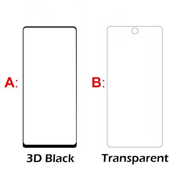 Glass a copertura completa 3D per Google Pixel 7 6 A Pro 4A 3 XL Protettore Screen Film HD Clear Protective Guard Film