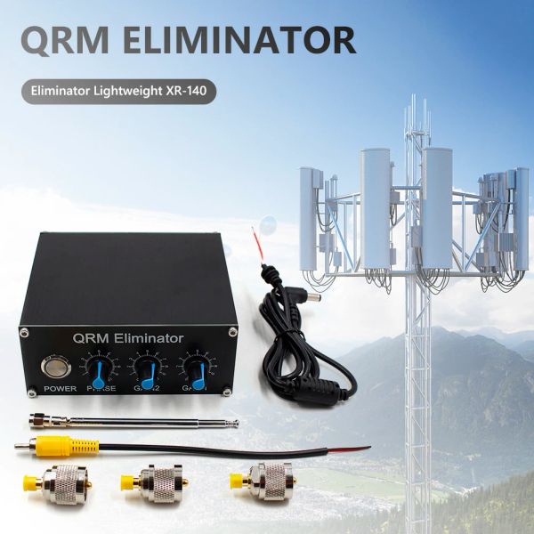 Radyo Profesyonel Eliminator Hafif XR140 QRM Eliminator Xphase HF Bantlar Radyo TV Yayın Ekipmanları için Alüminyum Alaşım Kılıfı