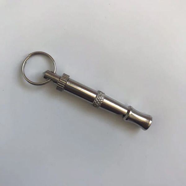 CUPPY PEG DOG Whistle Two-tone Flauto ultrasonico Stop che abbaia il portachiavi di addestramento per gatti ad ultrasuoni di ultrasonic per addestramento per cani