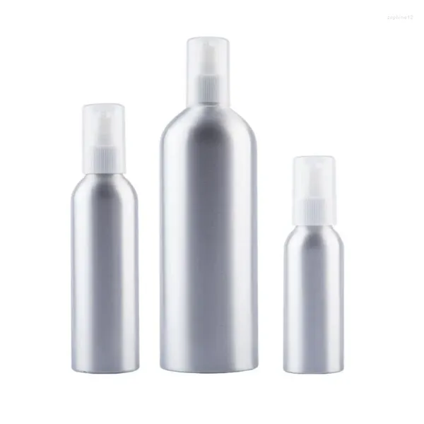 Garrafas de armazenamento 10pcs/lote 30ml 120ml 200ml Plástico vazio de alumínio cosmético Viagem de garrafa mini -líquido BOMENETRIES RECIMENTO