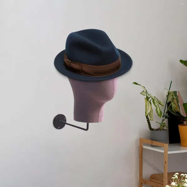 Ganchos Modelo de cabeça de manequim robusta durável chapéus multiuso óculos de peruca Stand para salão de casa para iniciantes e viajar várias perucas