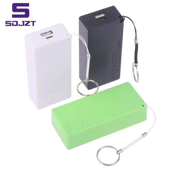 18650 Power Bank Battery Ladegerät Hülle 5V 1A Tragbarer USB Power Bank Kit Storage DIY Box für Telefon mp3 elektronisch Lade 3Color