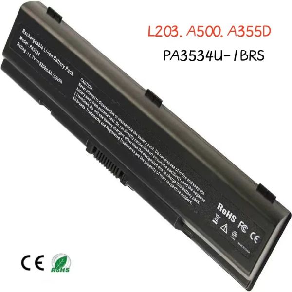 Batterien 100% Original 4200mAh für Toshiba PA3533U PA3535U PA3534U1BRS M200 A200 L203 L300 A210 A215 A350D A355D A500 Laptop -Batterie