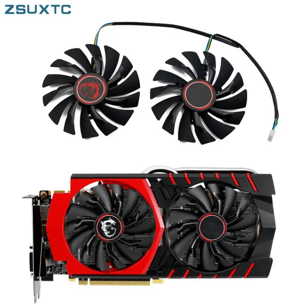 Pads 95mm PLD10010S12HH 6PIN GRAFICS CIOR COOLER FAN für MSI GTX970 GeForce GTX 970 Gaming Dual -Fans Twin Cooling Lüfter