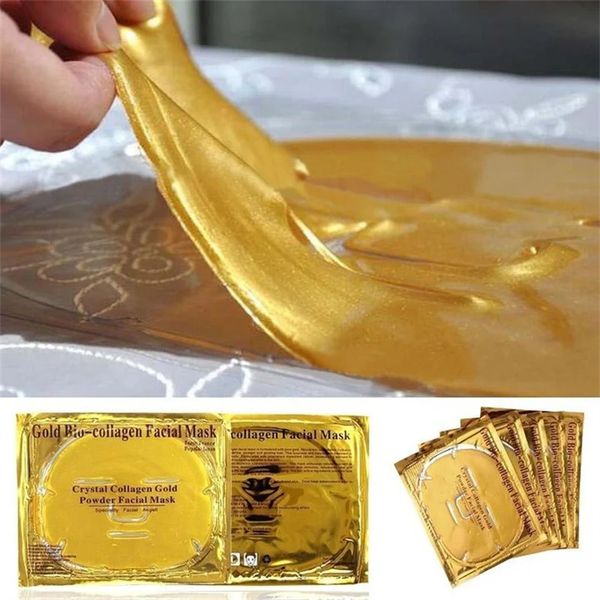 Collagene in gel dorato 24K idratante idratante Nourishingbrighten Skilial Skinti-Winnking Leaf Estratto, PEG-40 Idrogenato, olio di ricino, estratto di fiori.