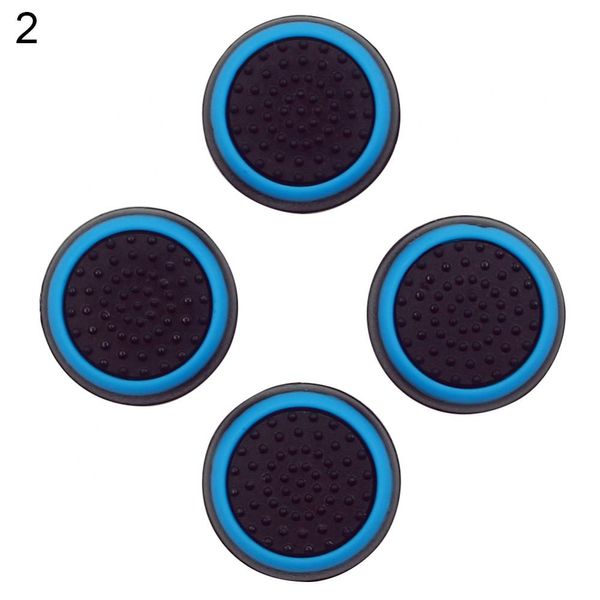 4pcs controller pollice silicone bastoncino per impugnatura per impugnatura per PS4 uno per accessorio controller PS4/PS3/PS2