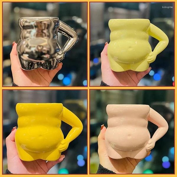 Mughe 2024 Body Cup Ins tazza Milk Personalized Coffee Ceramic Coppia Tea Donna Naked Cups Wholesale