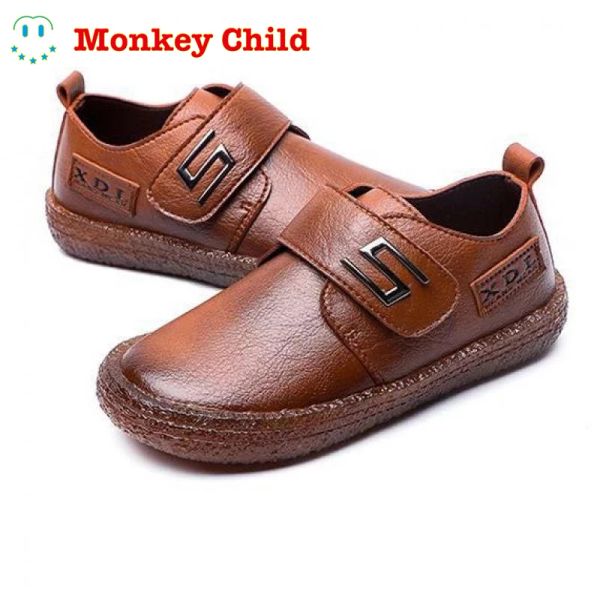 Sneakers per bambini scarpe vere in pelle per ragazzi scarpe da spettacolo scolastico appartamenti classici scarpe da oxford britanniche per bambini mocassini mocasins