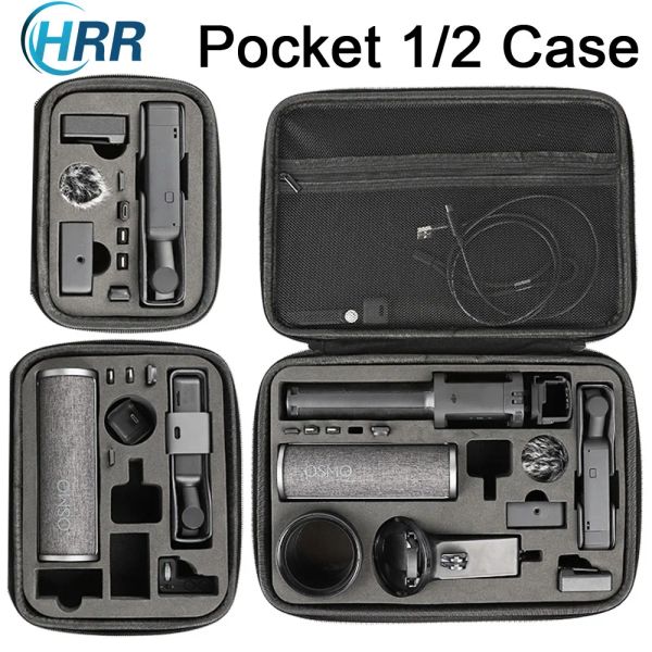 Accessori HRR Osmo Pocket 2 Case, borsa da viaggio portatile multifunzionale per DJI Pocket 2 Creator Combo Accessori