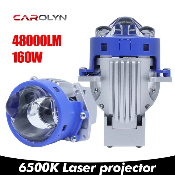 Carolyn New Design Project Project Lens P60 Двойной лазерный светодиодный объектив Lens Lins High Power High Low Beam Double Laser Projector