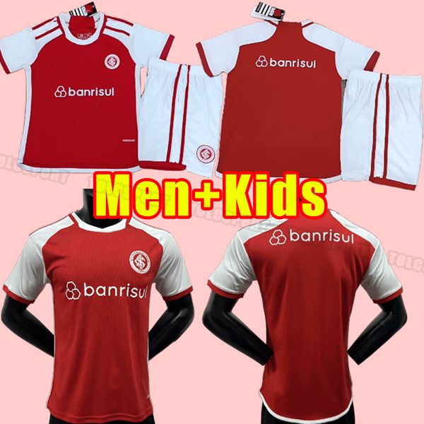 24/25 SC Internacional Soccer Jerseys Wesley Taison Edenilson D'Alessandro Liziero 2024 2025 Bustos Gabriel Men Men Men Women Football Fun Fan