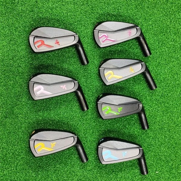 Golfe unissex Roddio Little Bee Clubs CC Irons Soft Forged Black Conjunto 49p 7pcs Eixo de aço ou grafite 240402