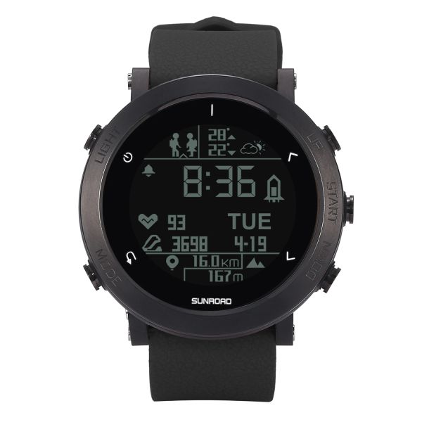 Boots Sunroad GPS Sports Men Watch Smart Digital Watches Comply Smount Swim Triathlon Altimeter Compass 5ATM водонепроницаемый фейс -трек