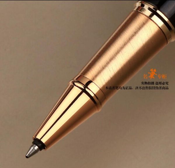 Roller Ball Pen Black Gold Signature BallPoint Pen Pen Sturbine Fornitori Gel di gel di metallo di cartoleria di scrittura veloce3423876
