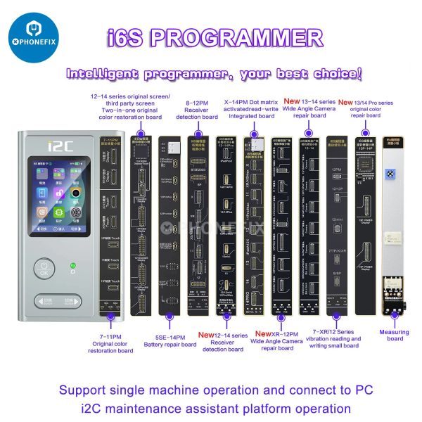 programmatore intelligente i2c i6s per iPhone 6 -15 PROMAX Non rimozione pop-up Finestra pop-up Riparazione ID faccia della batteria True Tone Correggi