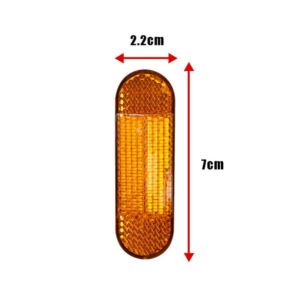 1PCS Segurança Fronteiro Absos refletores de tubo refletor de alerta para Xiaomi Mi Electric Scooter 1S Pro2 M365 Acessórios