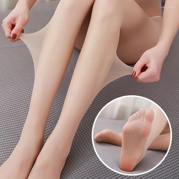 Frauen Socken 0d Strumpfhosen nahtloser Strumpfhosen Ultradünn Nylon Sheer to Toe Strümpfe weiblich sexy transparent