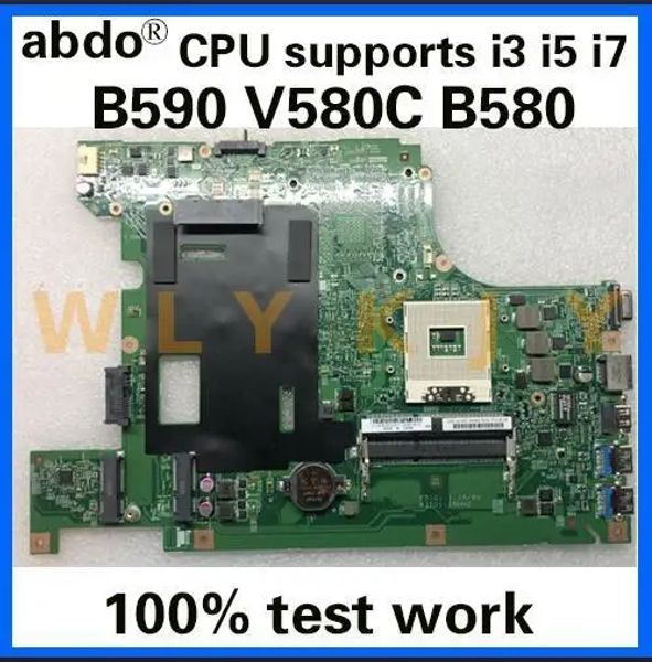 Placa -mãe para Lenovo B590 / B580 V580C Laptop Motherboard.112731 48.4TE01.011 FIT HM76 /HM70, PROT CORE I3 I5 I7 CPU Testado 100%