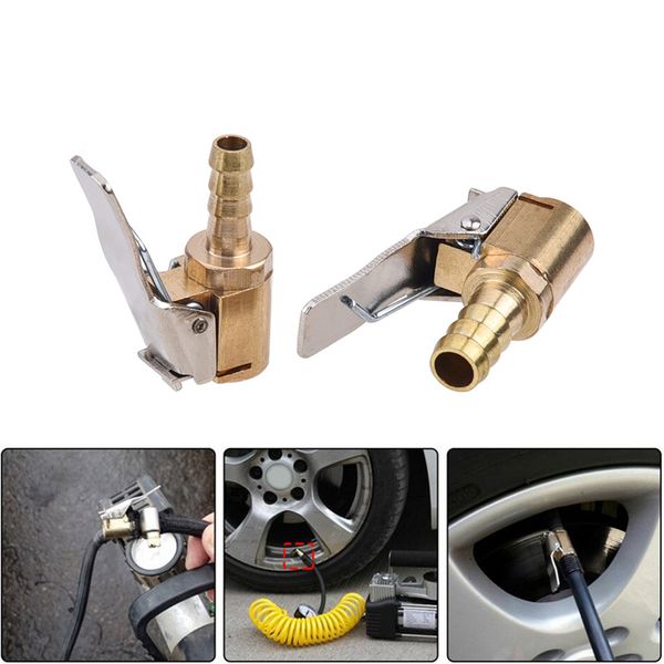 Speedwow 1pcs Auto bomba de ar chuck clipe de carro caminhão pneu inflador válvula conector acessórios de carro 6 mm 8 mm de alta qualidade