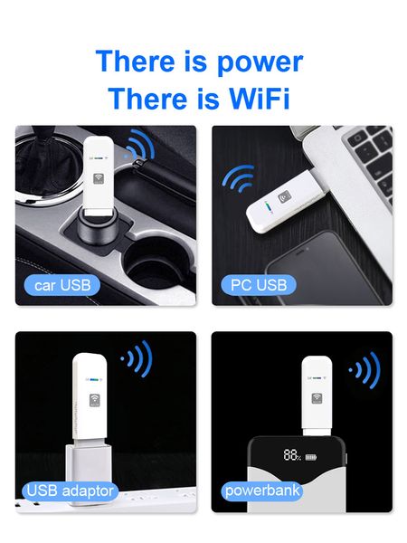 LDW931 4G WiFi Router Nano SIM SIM SIM PORTATILE WiFi LTE USB 4G Hotspot tascabile Modem 10 Dongle Utenti WiFi