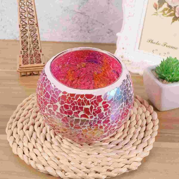 Держатели свечей 1 держатель для патча Mosaic Patch Patch Tealight Cup для домашнего свадебного ресторана