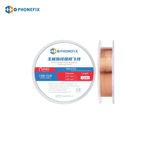 Filo conduttore di saldatura isolato da 0,01 mm da 0,01 mm mm per conduttore di conduttore di saldatura per la scheda logica del tablet cellulare