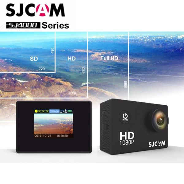Telecamere SJCAM SJ4000 Serie 1080p 2.0 LCD Full HD Action Camera SJ4000/ SJ4000AIR/ SJ4000 WiFi 30m Waterproof Sport Camera/ DV