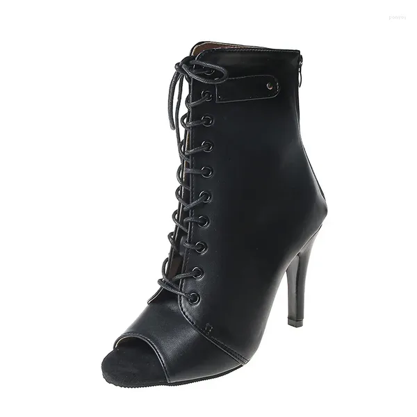 Sandalen Frauen 2024 Brand Party Boots sexy Stilettos High Heels Schuhe Frauen Latin Tanzschuhe für Ballsaal