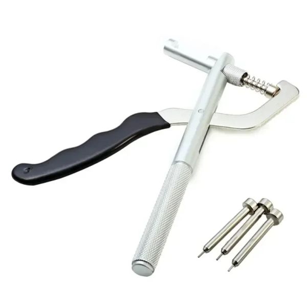 Nessuna casella di piegatura del tasto split per perno diviso morsetto automatico Auto Smontaggio per disassemblaggio strumento Flip Key Remover Orologio da polso Strumento di fissaggio di fissaggio